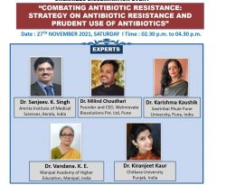 “RISK MANAGEMENT AND PREVENTION OF ANTIBIOTIC RESISTANCE: Combating Antibiotic Resistance” SYMBIOSIS DISSEMINATION EVENT