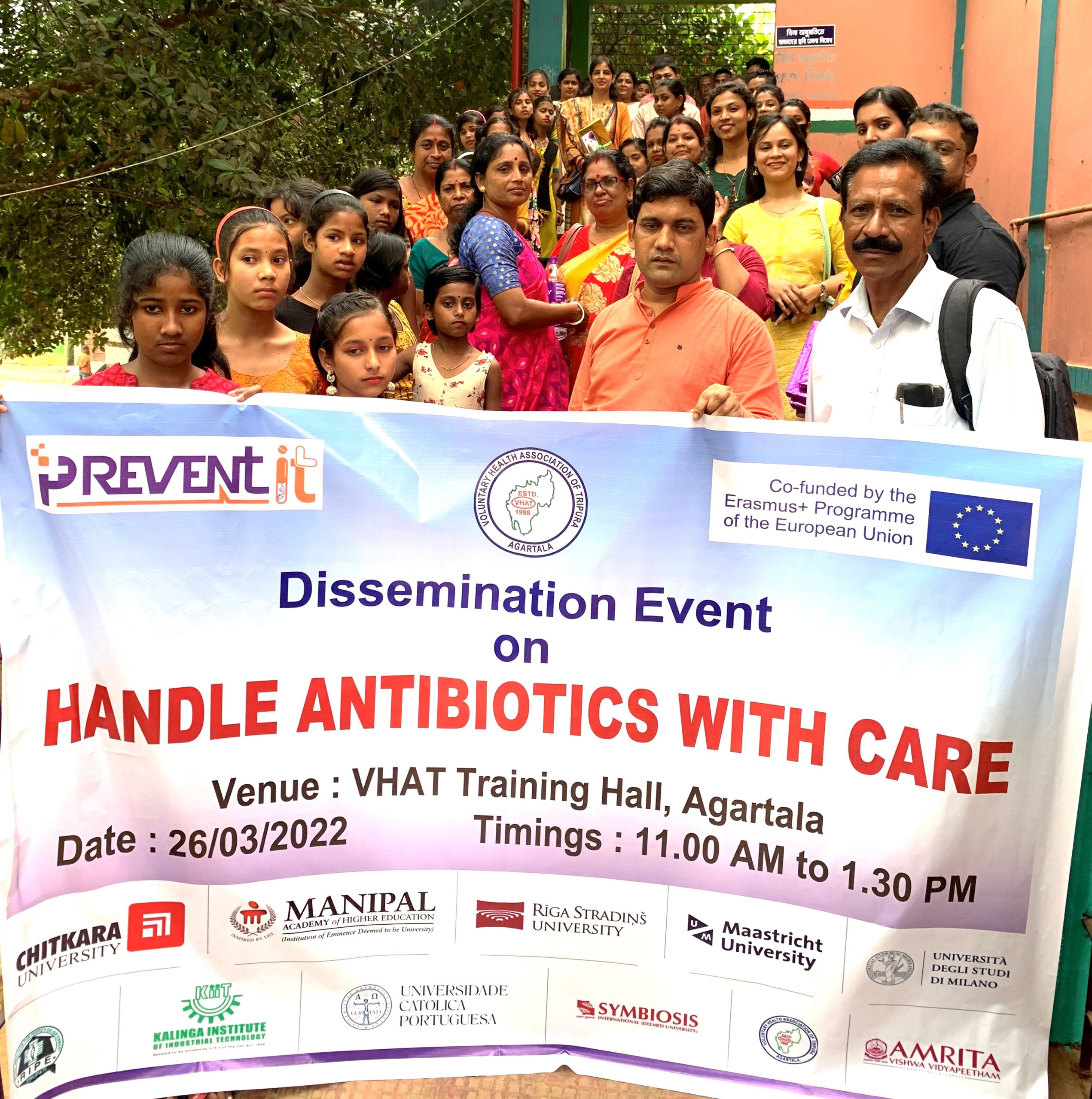 Dissemination Event on “Handle Antibiotics with Care” by Voluntary Health Association of Tripura, Agartala