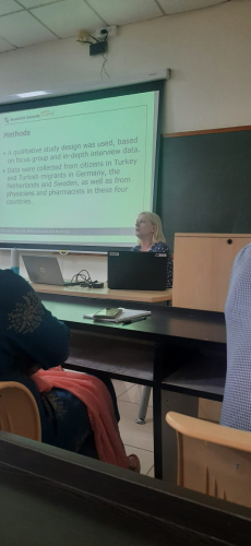 Ms. Olga Gershuni during one of the sessions