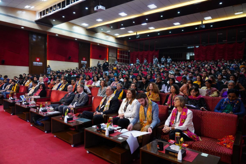Engaged audience during the conference
