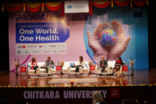 Panel discussion on the how EU and India can worktogether to implement One Health and fightAMR