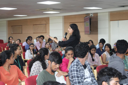 Dr. Kiranjeet Kaur engaging the audience 