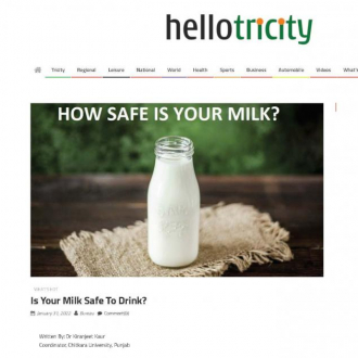 HelloTricity Online Publishes about Antibiotics in Milk