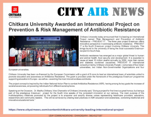 Chitkara dissemination city air news