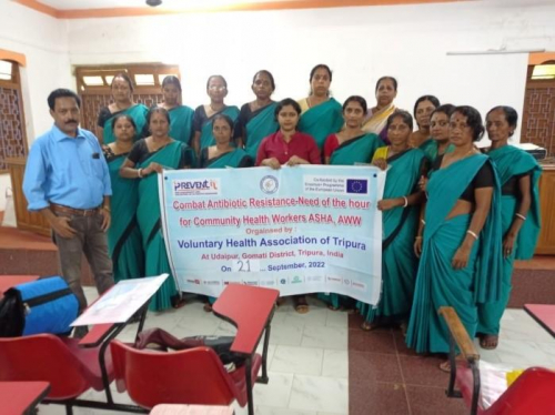 Voluntary Health Association of Tripura spreading awareness on ABR