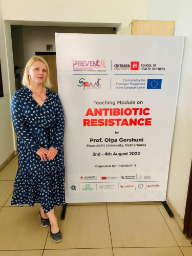 Teaching Module on Antibiotic Resistance by Ms Olga Gershuni at Chitkara University (3 Aug-4 Aug 2022)